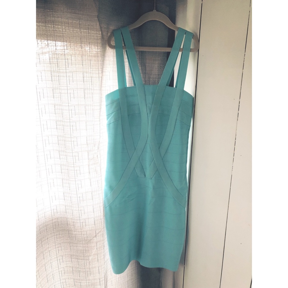 Bebe strappy bodycon dress